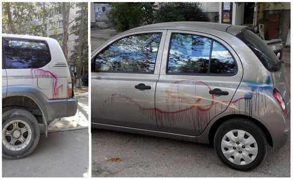 В Севастополе на проспекте Острякова орудуют «авто-вандалы»