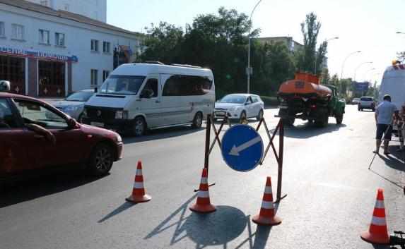 В Севастополе завершился ремонт дороги на Олега Кошевого