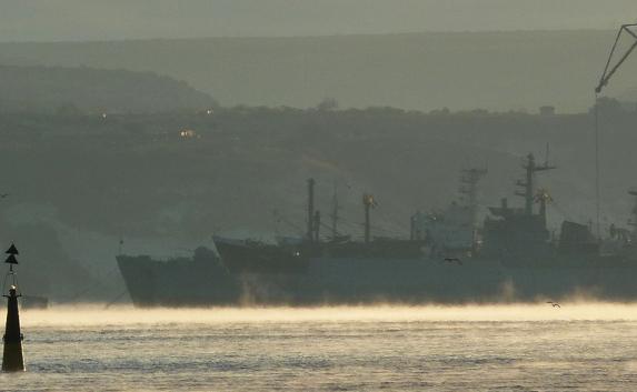 ​Севастопольское море «парит» из-за резкого похолодания воздуха
