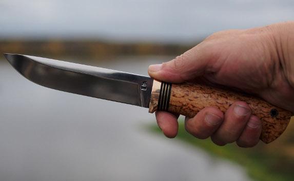 Рыночный мясник напал с ножом на своего партнёра