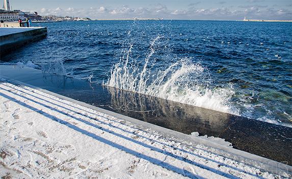 Морозный январский фоторепортаж из Севастополя