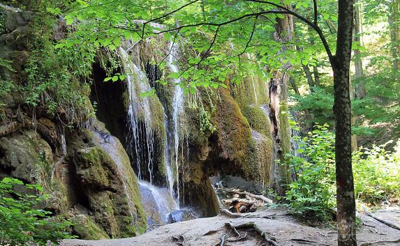 Погиб крымский водопад «Серебряные струи»