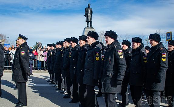 Марш-парад в честь Дня защитника Отечества состоялся в Севастополе