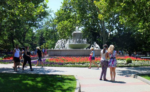 Музыкальный фонтан на Приморском бульваре заработает 28 апреля 