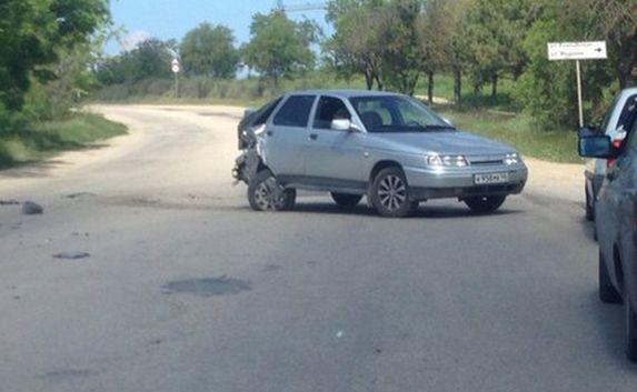 На «Дергачах» авария: Два авто «покусали» друг друга