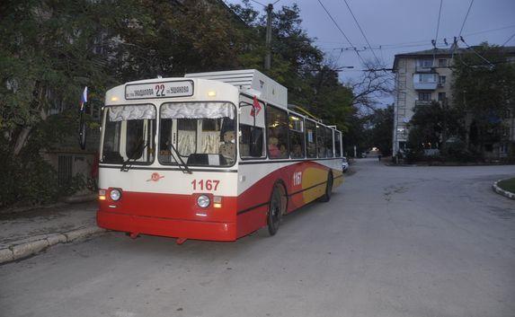 Севастопольский маршрут троллейбуса №22 изменился 