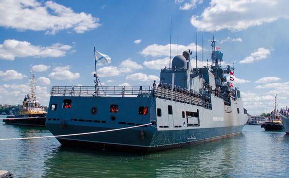 ​Фрегат Черноморского флота вышел в море, чтобы выполнить стрельбы