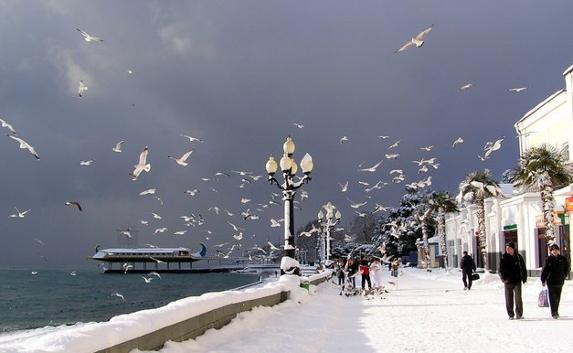 В середине ноября в Крым придут «мощные» снегопады — синоптик