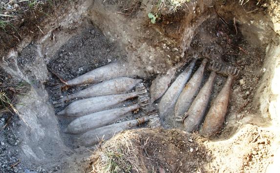 Склад советских боеприпасов нашли в районе Мекензиевых гор