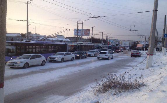 Транспортный коллапс в Севастополе — подборка фото- и видеоматериалов