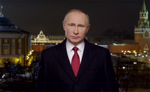 Путин, Аксёнов и Поклонская поздравили россиян с Новым годом