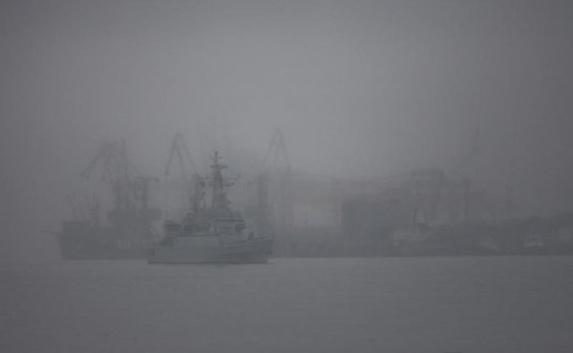 Из-за тумана Керченская переправа приостановила работу