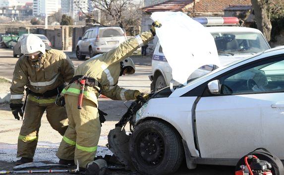 В Севастополе столкнулись «Нива» и «Ford Focus» 