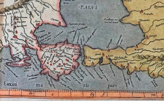 Карту Крыма 400-летней давности нашли в российской библиотеке