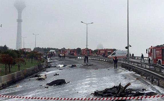 Четверо россиян погибли из-за крушения вертолёта в Стамбуле