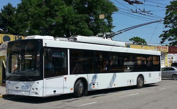 В Симферополе возобновил работу троллейбусный маршрут №13 