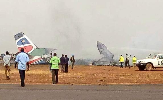 Пассажирский самолёт потерпел крушение в Южном Судане