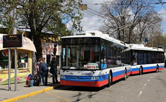 Троллейбусы в Ялту из аэропорта Симферополь стали ходить допоздна