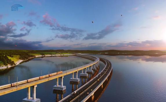 Крымский мост соединит берега Керченского пролива осенью