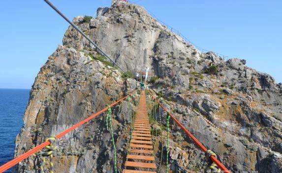 Самый длинный в Крыму подвесной мост открыли в Ялте (фото)
