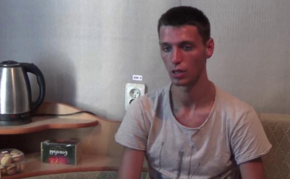 Застрявший в Чёрном море украинец поблагодарил крымских пограничников (видео)