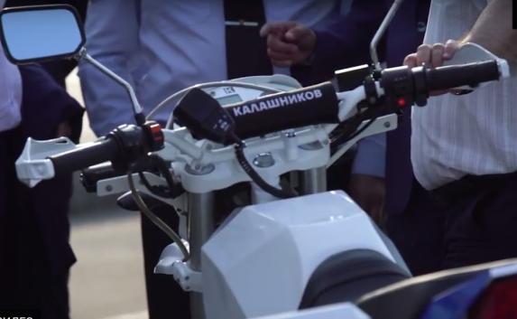 «Калашников» представил электромотоциклы для полицейских (видео)