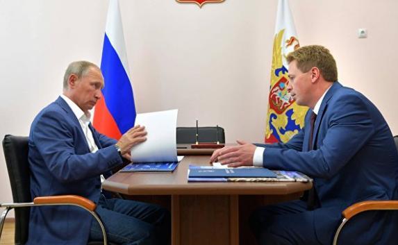 Путин рассказал Овсянникову о жалобах севастопольцев