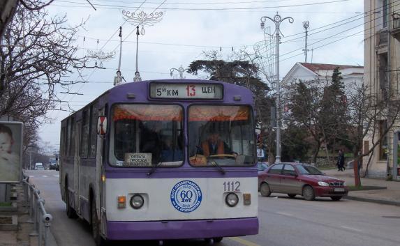 В Севастополе ограничат движение по маршруту следования троллейбуса №13 