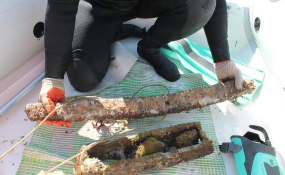Части античного деревянного якоря нашли у берегов Херсонеса