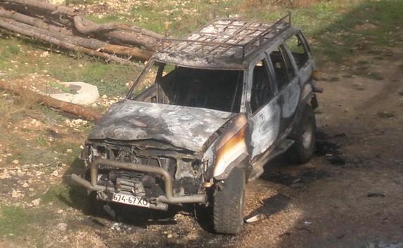 В Севастополе подожгли машину депутата от «Русского блока»