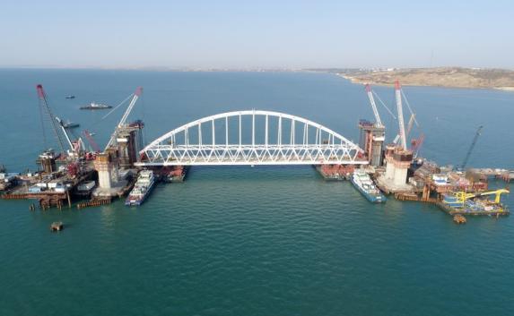 Инженерный мониторинг подтвердил корректность установки железнодорожной арки Крымского моста
