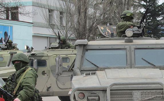 Психическая атака украинских военных для прорыва на аэродром «Бельбек»