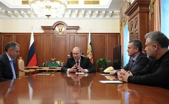 Путин провёл первую встречу с Константиновым, Аксёновым и Чалым