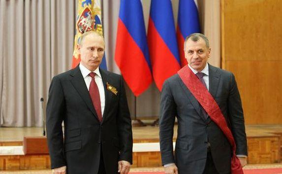 Путин наградил Константинова, Аксёнова и Чалого орденами 