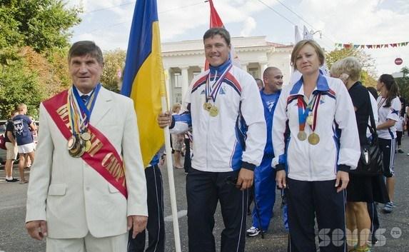 Парад спортсменов в Севастополе