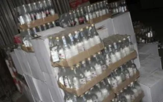 В Алуште изъяли 475 бутылок нелегального алкоголя