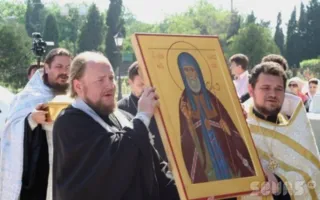 Икона с мощами Святителя Митрофана Воронежского прибыла в Севастополь