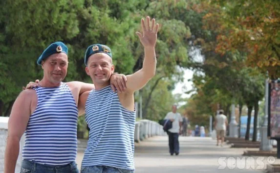 День ВДВ в центре Севастополя