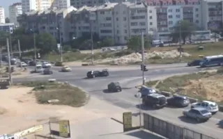ДТП в Севастополе в районе пятого километра Балаклавского шоссе. Видео столкновения