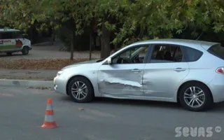 В Севастополе российский автомобиль выехал на встречную полосу и совершил ДТП 