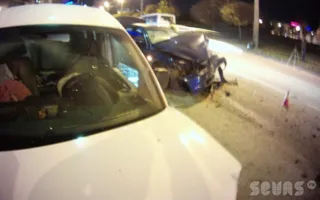 В лобовом столкновении на Руднева пострадало три человека, среди них восьмимесячный ребёнок. Видео последствий ДТП