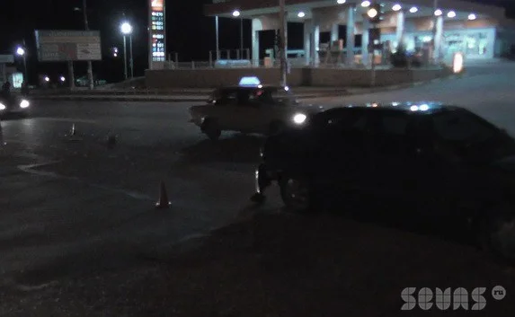 Иномарка протаранила «Ford» и скрылась с места ДТП. Видео последствий аварии