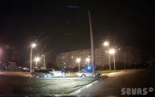 На Героев Сталинграда не разъехались две иномарки. Видео последствий ДТП