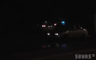 В Севастополе на Вакуленчука джип вылетел с дороги. Видео последствий ДТП
