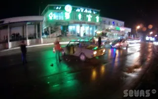 «Мерседес-Гелендваген» врезался в «Жигули» — авария на Студгородке