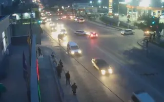 На перекрёстке «Студгородок» ВАЗ не пропустил иномарку. Видео аварии
