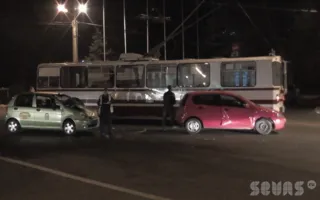 Водитель-ученик на автомобиле «Matiz» протаранил «Chevrolet»