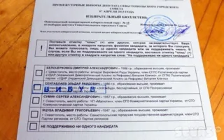 Официально обработано 83,33% протоколов севастопольских избирательных участков, параллельно обработано — 93,55%