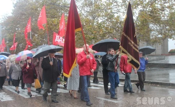 В Севастополе митинг КПУ на 7 ноября был рекордно коротким