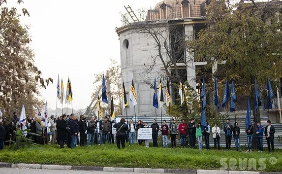 В Севастополе пикетировали строительство синагоги еврейской общиной «Хабад» 